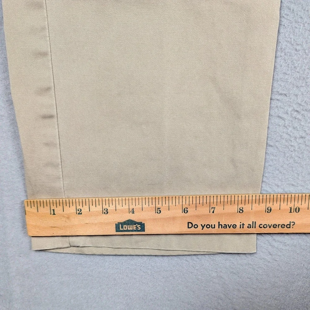 Vintage Polo Ralph Lauren Preston Pant Mens 34x32 Khaki‎ Chino Straight Pony Y2K